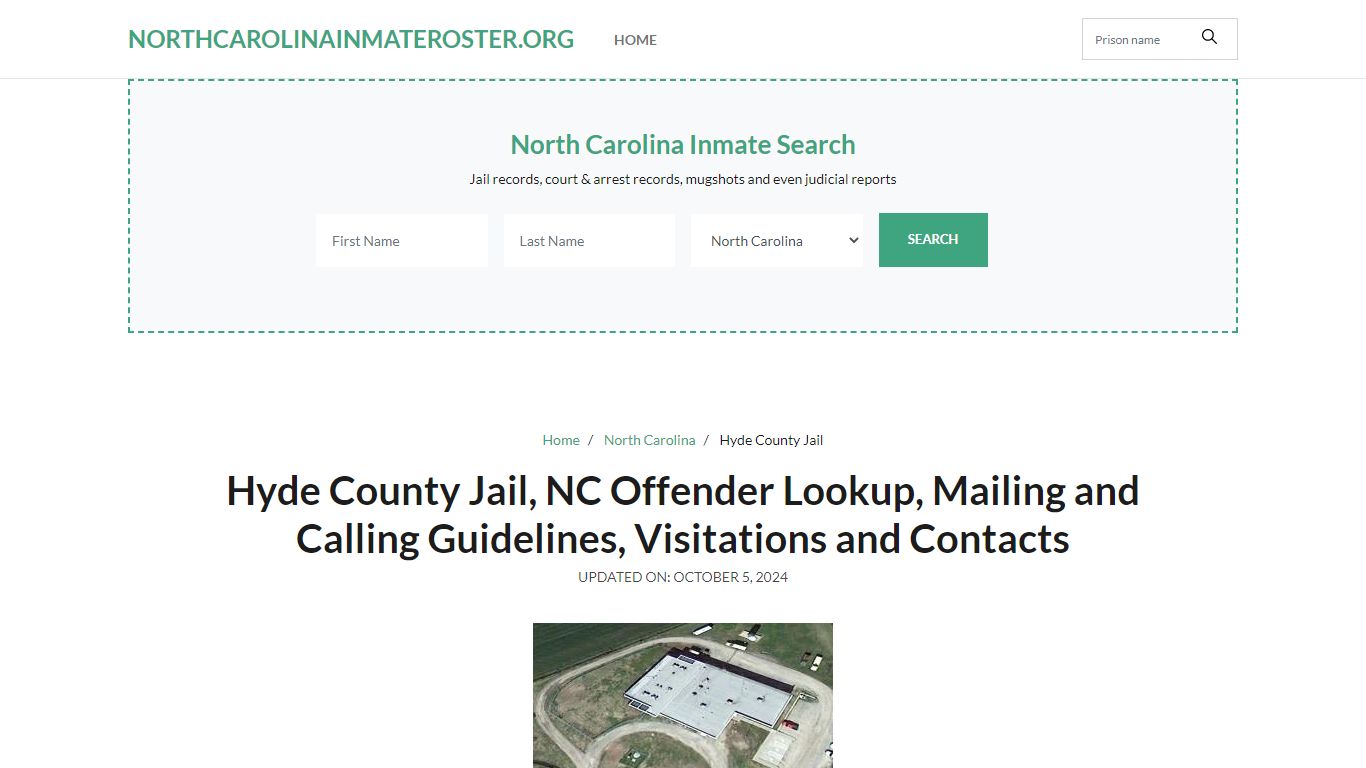 Hyde County Jail, NC: Inmate Search Options, Visitations, Contacts